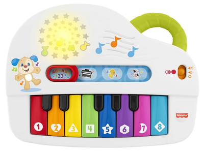 Інтерактивне навчальне піаніно для малюків Fisher-Price Laugh and Learn з підсвіткою GFV21 (887961769906)
