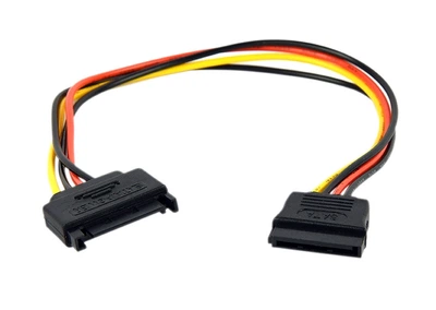 Кабель Cablexpert CC-SATAMF-01, подовжувач живлення SATA, 0.3м.
