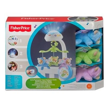 Мобіль для ліжечка з пультом керування 'Сон бабочки' Fisher-Price (CDN41)