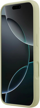 Панель Guess Silicone Big 4G Script для Apple iPhone 17 Pro Max Khaki (3666339522582)