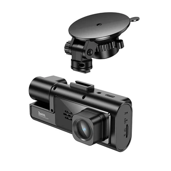 Відеореєстратор HOCO DI60 World three-screen simultaneous display driving recorder (wifi version)