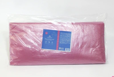 Фартук одноразовый полиэтиленовый Monaco Style 70×110 см, 50 шт., розовый