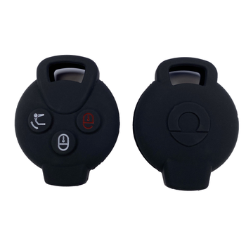 Силіконовий чохол для ключа OneCase mercedes Smart City,Fortwo,Rodster,Brabus 450 451 452 Black