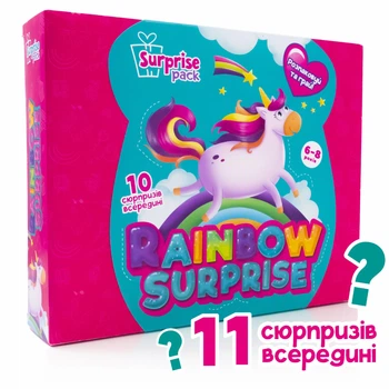 Набор для детского творчества Vladi toys с сюрпризами "Радуга" VT8080-06