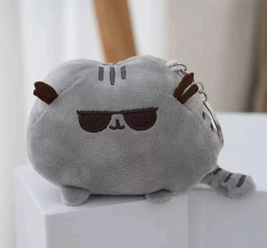 Брелок-іграшка м'яка Кіт Пушин Pusheen в окулярах