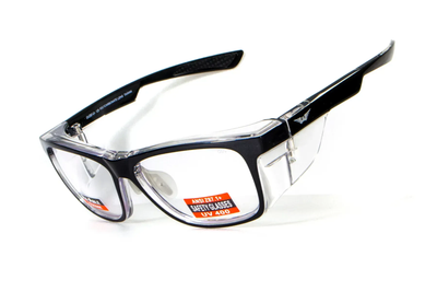 Окуляри під діоптрії Global Vision RX-T Сrystal Black (rx-able), прозорі