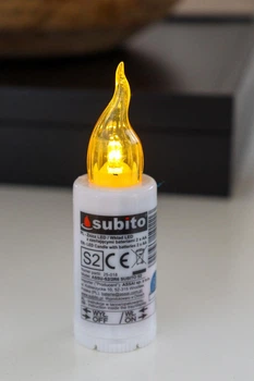 Свеча led mini Subito S2 (50 дней) (Желтая)