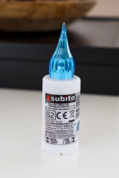 Свеча led mini Subito S2 (50 дней) (Синяя)
