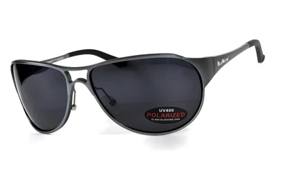 Окуляри поляризаційні BluWater Alumination-3 Gun Metal Polarized, сірі