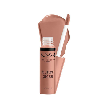 Блеск для губ с эффектом сияния NYX Butter Gloss Madeleine BLG14 нюдовый 8 мл