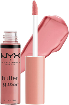 Блеск для губ с эффектом сияния NYX Butter Gloss Tiramisu BLG07 розово-бежевый 8 мл