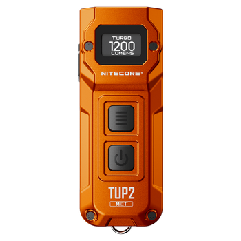 Ліхтар наключний Nitecore TUP2 MCT (4xUHE LED, 1200 люмен, 5 режимів, USB-C), помаранчевий