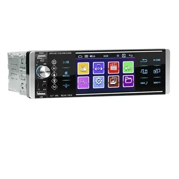 Автомобильная магнитола 1DIN Lesko 4168 AI MP3 мультимедийная с экраном Черная