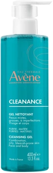 Очищувальний гель для обличчя та тіла Avene 400 мл