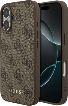 Панель Guess 4G Classic Case для iPhone 17 Brown (3666339556143)