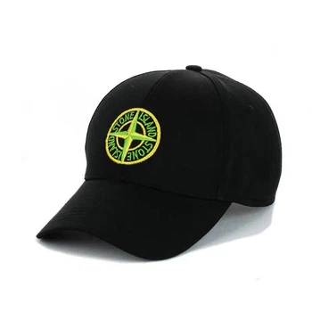 Кепка Бейсболка Stone Island (Стон Айленд, Стоник) с изогнутым козырьком, Унисекс WUKE One size