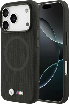 Панель BMW M FW Metal Logo MagSafe для Apple iPhone 17 Pro Black (BMHMP17L25PFWSMK)