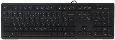 Клавіатура дротова A4Tech FK12 Membrane USB Black (4711421003148)