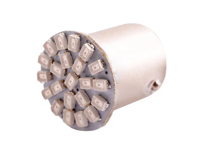 Світлодіодна автолампа T25 P21/5W (1157) 24В SMD1206-22led жовтий