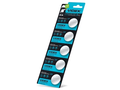Батарейка литиевая Videx CR2430 blister card 5 шт