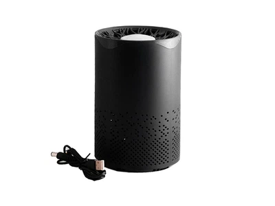 Светильник светодиодный от комаров Lemanso LM3402 Черный 5W 110-240V USB+адаптер ABS