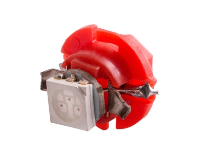 Светодиодная автолампа T5 W1.2W B8.4d 24В SMD5050-1led красный