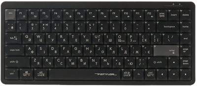 Клавиатура проводная A4Tech FX53 Scissor USB Black (4711421002394)