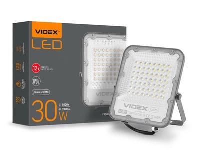 Прожектор світлодіодний VIDEX PREMIUM F2 30W 5000K 12-48V (VL-F2-305G-12V)