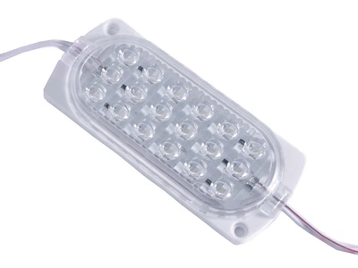 Светодиодный модуль SMD2835 18 LED 12В IP65 6000K холодный белый