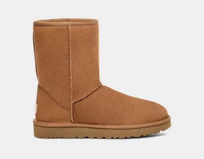 Уги женские UGG CLASSIC SHORT II 1016223/chestnut 39 (usa 8, 25,0 см) каштановые
