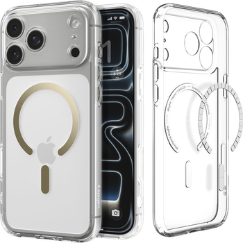 Панель Spigen Ultra Hybrid MagSafe для Apple iPhone 17 Pro Max Clear/Gold (8800283314168)