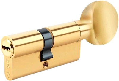 Цилиндр KALE 164SM (26х10х26) с вертушкой Латунь (164SMC00087)