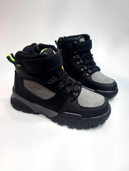 Зимние ботинки Clibee 589-4 grey серые р.37-24,3 см