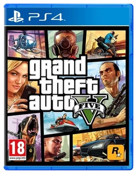 Игра Grand Theft Auto V для PS4 (Blu-ray диск) RU Б/У