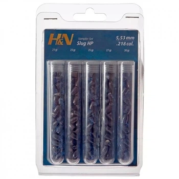 Пульки H&N Slug Sampler Test Set 5,53 мм (99985530005) (279520)
