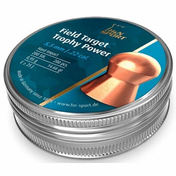Пульки H&N FT Trophy Power 5,5 мм, 0.95 г, 200шт/уп (92665500003) (279378)