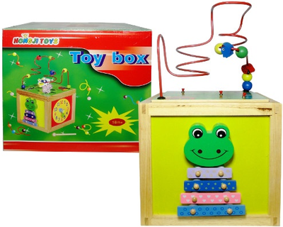 Дерев'яний бізікуб Hongji Toys Labirynt Edukacyjny (6939614700638)
