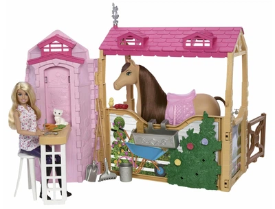 Ігровий набір Barbie Чудова стайня для конячки (HXJ44)