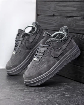 Чоловічі кросівки зимові New Winter Suede сірі 40