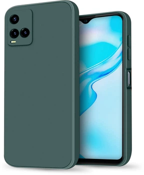 Силиконовый чехол HardCorner Vivo Y21 (с микрофиброй) Green (34823-08)