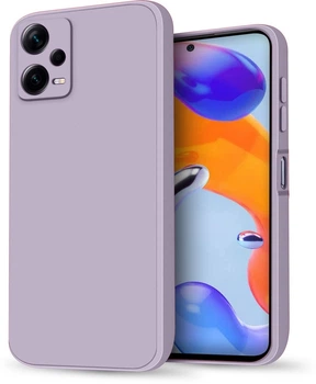 Силиконовый чехол HardCorner Xiaomi Redmi Note 12 Pro+ 5G (с микрофиброй) Lilac (35421-3B)