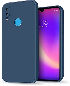 Силиконовый чехол HardCorner Xiaomi Redmi Note 7 (с микрофиброй) Blue (35422-28)