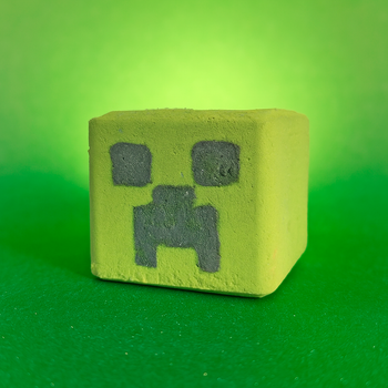 Бомбочка для ванни «Кріпер» (Minecraft) дитяча з фруктовим ароматом 160 г