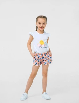 Майка для девочки SMIL 110654 Белый р.74