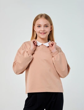 Свитшот для девочки SMIL 116591 Бежевый р.152