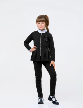 Жакет для дівчинки SMIL 116449 Чорний р.152