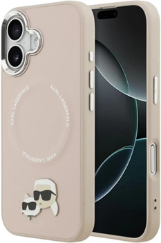 Панель Karl Lagerfeld Karl & Choupette Pin MagSafe do Apple iPhone 17 Pink (3666339495459)