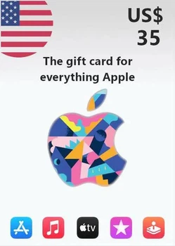 Подарункова карта iTunes 35 USD Gift Card | USA обліковий запис тільки (Ключ активації)