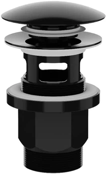 Донный клапан для раковины Devit DVVPL04 Click-Clack черный