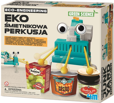 Zabawka 4M Eko śmietnikowa perkusja (4893156033727)